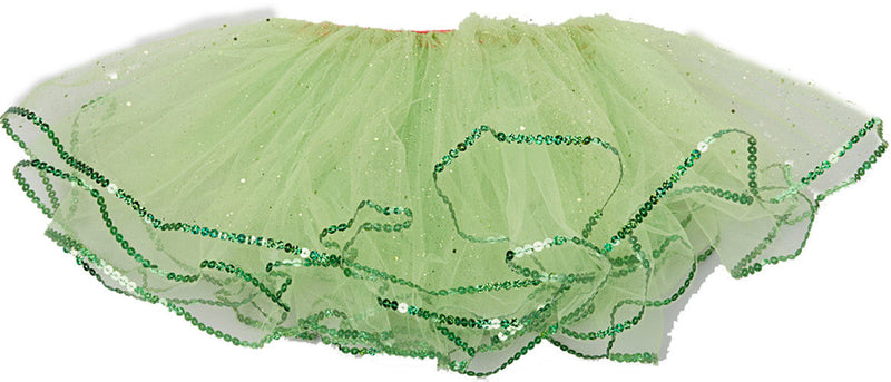 Lime Green Glitter Reversible Tutu